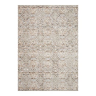 Amber Lewis x Loloi Zuma Silver / Multi 2'-3" x 3'-10" Accent Rug For Sale