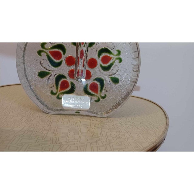 Pop Art Glass Vases from Walther, 1970s, Set of 2 For Sale - Image 6 of 12