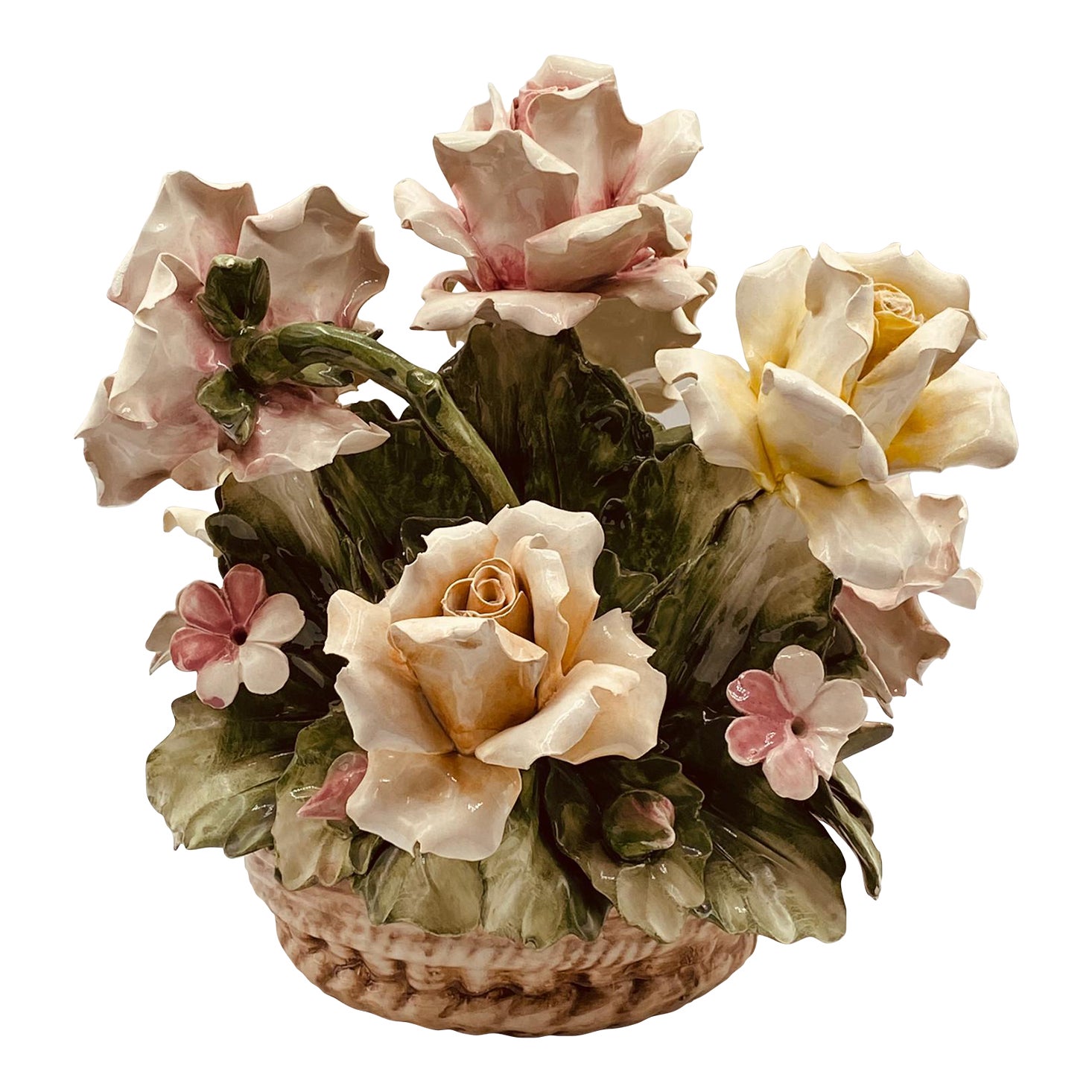 Signed Vintage Italian Capodimonte 12
