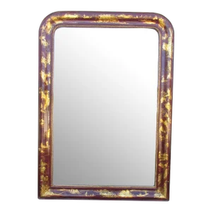 Antique French Louis Philippe Chinoiserie Mirror