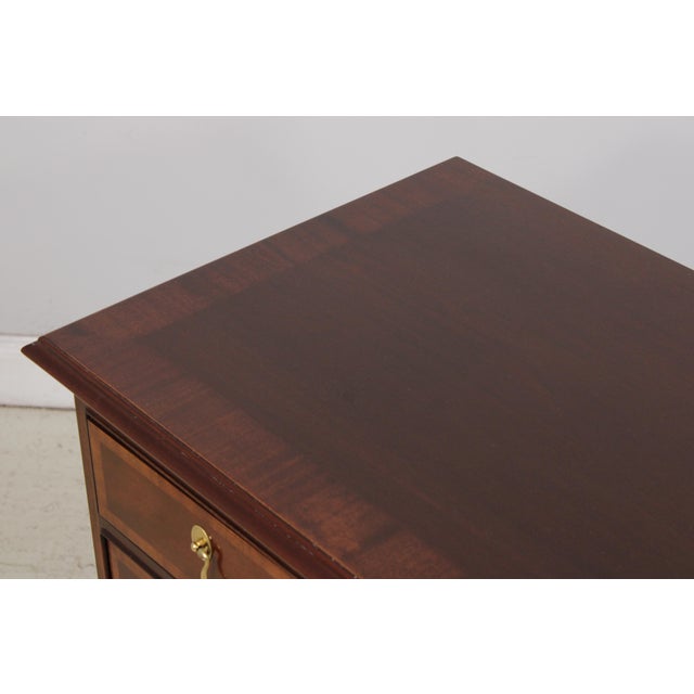 Councill Craftsman Mahogany Inlaid Dresser For Sale - Image 9 of 14