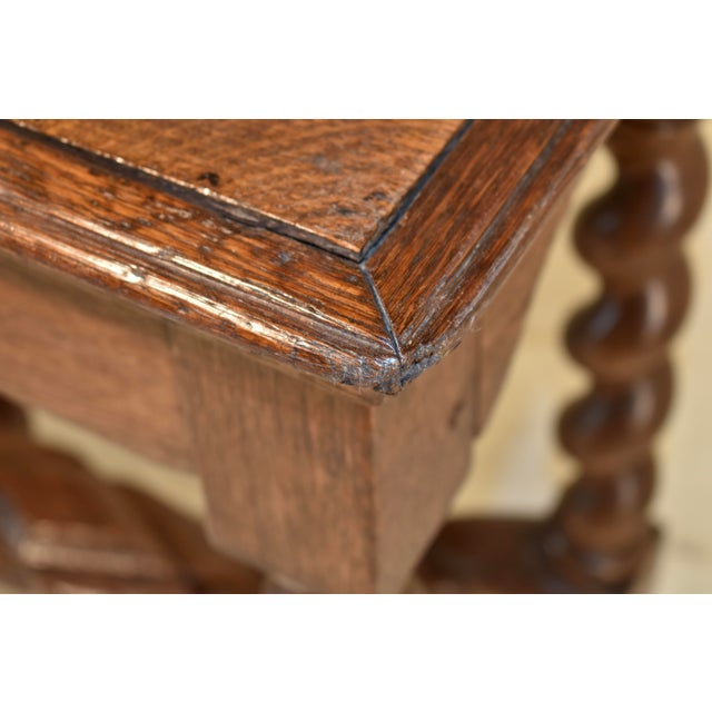 18th Century French Oak Side Table For Sale - Image 9 of 11