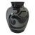 1980's Native American Style Black Sable Pottery Vase For Sale