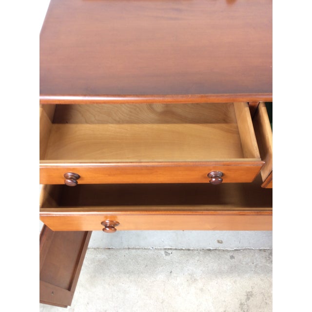 Antique Country Style Maple Sideboard With Turned Wood Pulls For Sale - Image 14 of 18