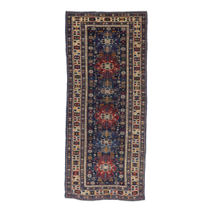 Antique Caucasian Shirvan Rug 4'1" X 9’10”