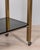 Gold Vintage Italian Brass and Smoked Glass Trolley, 1970s For Sale - Image 8 of 11