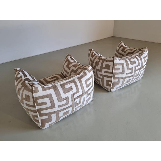 Set of Le Bambole Lounge Chairs by Mario Bellini for C&b Italia, 1970s For Sale - Image 6 of 12