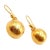 Contemporary Late 20th Century Gurhan 24k Yellow Gold Hammered Ball Earrings, A Pair For Sale - Image 3 of 11