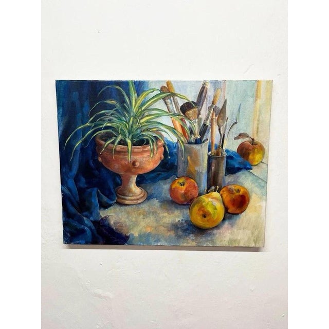 2000 - 2009 Louise Millar Watt, BritishStill Life, Oil Painting For Sale - Image 5 of 6