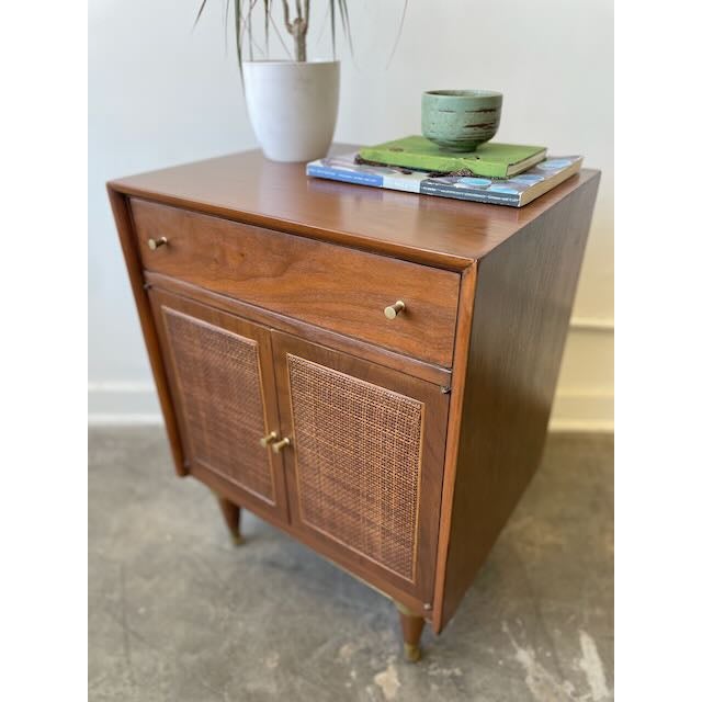 Wood 1960s Single Nightstand by National Furniture For Sale - Image 7 of 12