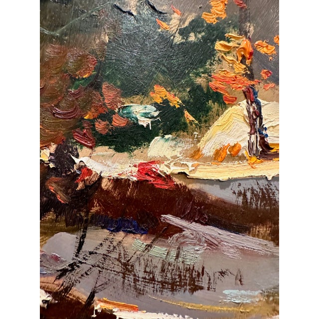 Traditional Large Snow Scene by Wayne Morrell For Sale - Image 3 of 10