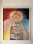 Embrace the vibrant energy and striking beauty of this Vintage Boho Abstract Expressionist Oil Painting. Boldly signed and...