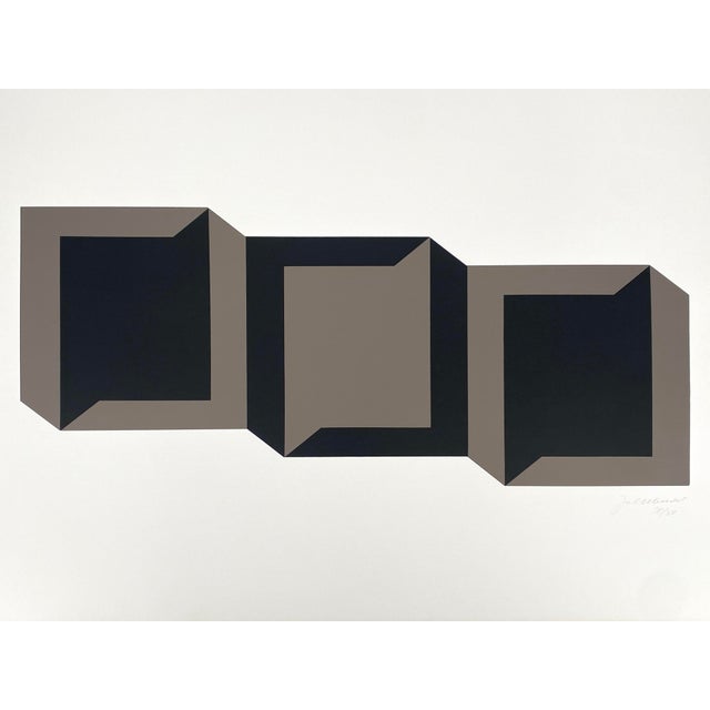 A print * a color screen print * by joachim albrecht (1913‒1997) * on lightweight cardboard * circa 1970 * hand-signed and...