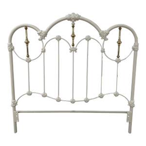 Vintage Iron Bed Headboard by Elliott’s Designs Inc.