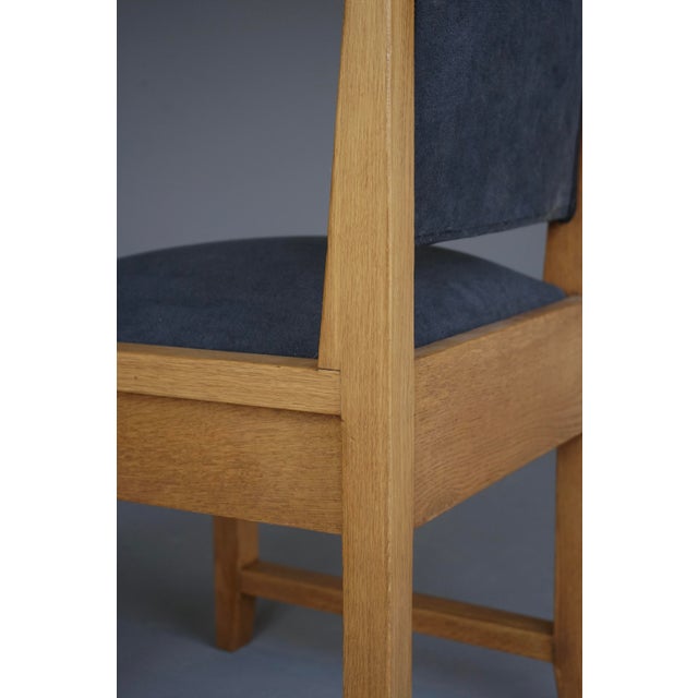 Hague School Dining Chairs attributed to Henk Wouda, 1920s, Set of 4 For Sale - Image 16 of 18