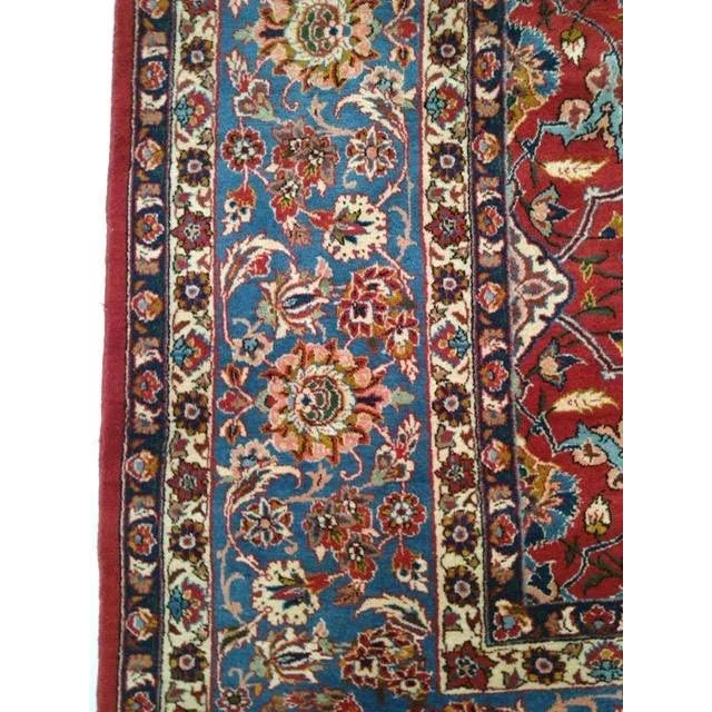 Persian 1970's Very Fine Persian Najafabad, 10'1" X 14' For Sale - Image 3 of 6