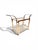 1980s Mid-Century Modern Brass Bar Cart in the Style of Milo Baughman For Sale