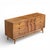 Broyhill Brasilia Mid Century Walnut and Brass Lowboy Dresser For Sale - Image 9 of 10