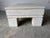 1980s Postmodern Parsons Style Plastered Wood Coffee Table For Sale - Image 10 of 12