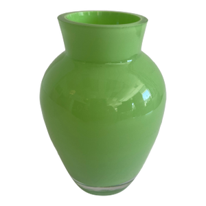 Green Glass Ming Vase