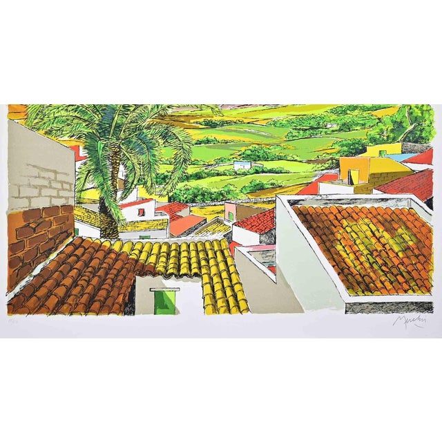 Lithograph realized by Renzo Meschis in 1989. Edition of 150 prints, in Roman numbers. Hand signed and numbered. This...