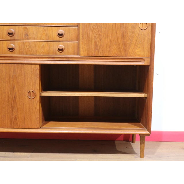 Mid Century Modern Vintage TeakDanish Buffet Credenza For Sale - Image 15 of 15