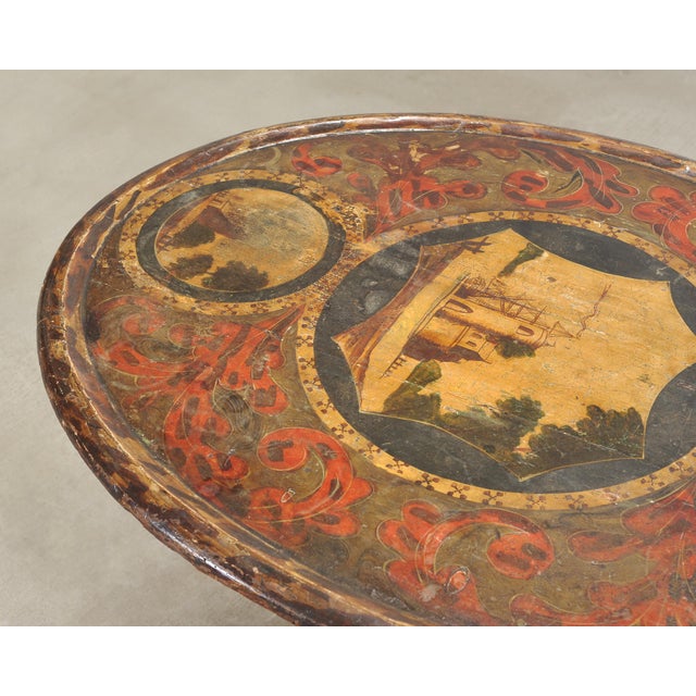 19th Century English Georgian Painted Tilt-Top Tripod Table For Sale In Sacramento - Image 6 of 18