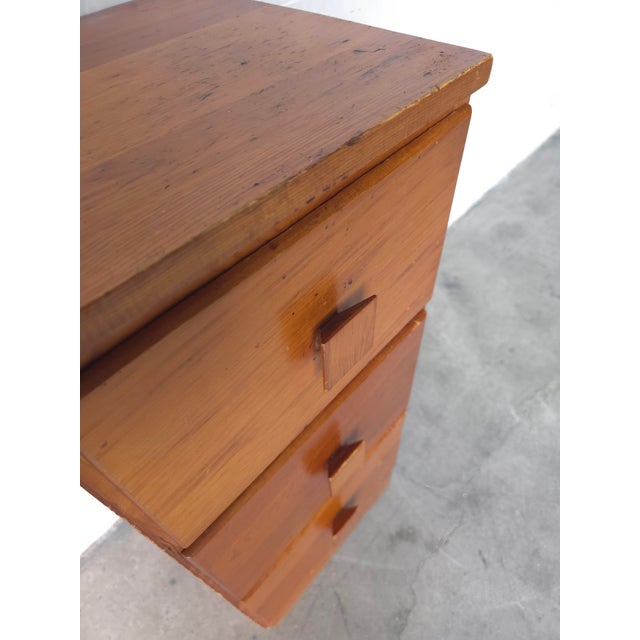 Small Vintage Craftsman Made Drawered Cabinet For Sale In Las Vegas - Image 6 of 10