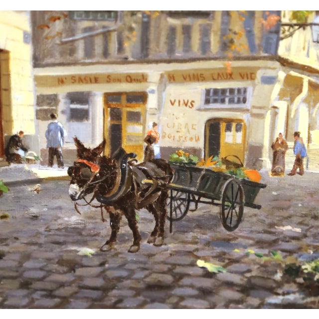 Pair of 19th Century Rouen Oil Paintings Attributed to Torello Ancillotti For Sale - Image 9 of 14
