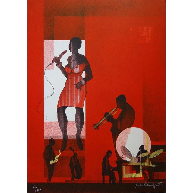 Sacha Chimkevitch, Jazz, Hot Swing, Original Lithograph For Sale - Image 6 of 6