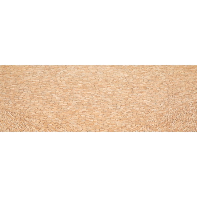 Brown R & Y Augousti Style Lacquered Bamboo, Pen Shell and Egg Shell Cabinet For Sale - Image 8 of 12