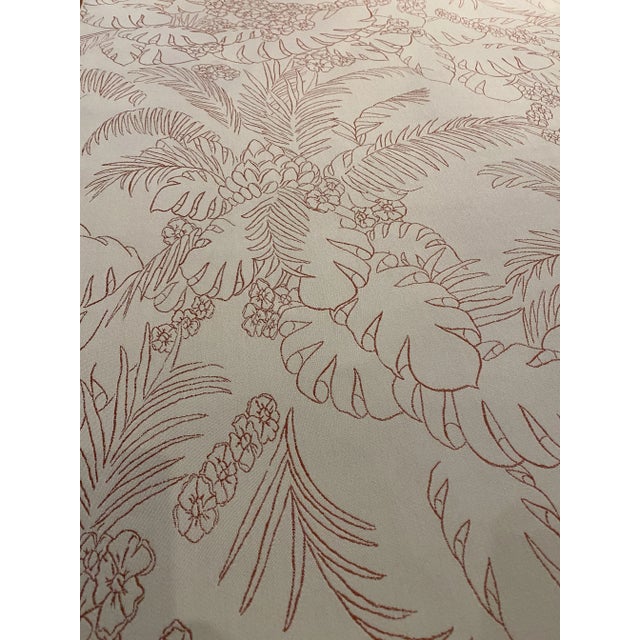 Brunschwig & Fils "Captiva" Indoor / Outdoor Tropical Woven Fabric - 11 Yards For Sale