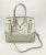 Animal Skin Ralph Lauren Silver Leather Rickey Bag For Sale - Image 7 of 11