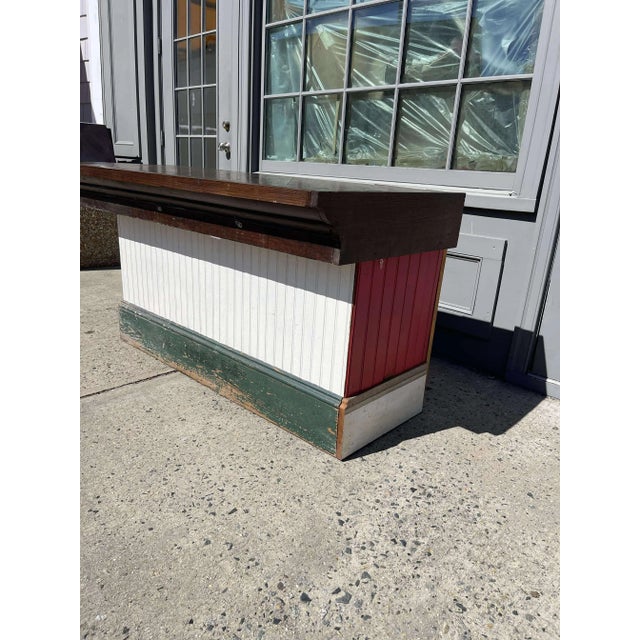 1890-1900 Antique Solid Pine Vintage Store Display Counter For Sale - Image 13 of 13