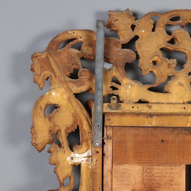 Baroque Mirror in Gilded Pine Wood For Sale - Image 14 of 15