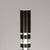 Metal Mid-Century Modern Totem Column Floor Lamps by Serge Mouille, Set of 2 For Sale - Image 7 of 9