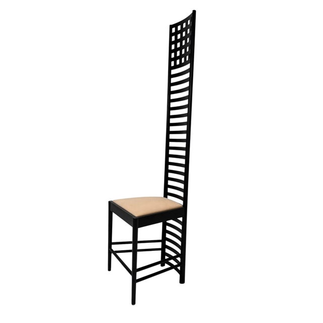 1980s Hill House 1 Chair by Charles Rennie Mackintosh for Cassina, Italy, 1980s For Sale - Image 5 of 14