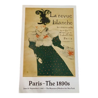 1997 Toulouse-Lautrec Paris Museum of Modern Art Poster For Sale