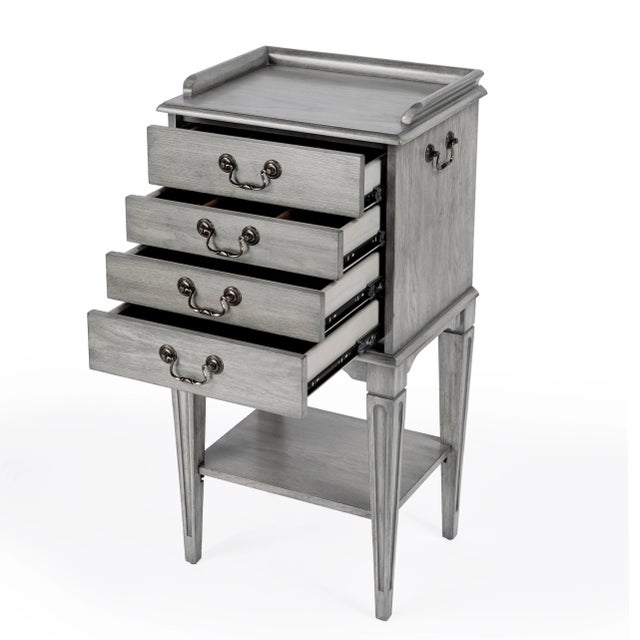 Hardwick 4 Drawer Chest, Gray For Sale In Chicago - Image 6 of 12