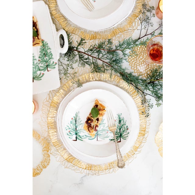 VIETRI Lastra Holiday Oval Platter For Sale In Raleigh - Image 6 of 12