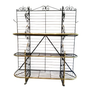 1900s Antique Paris France Bakers Rack For Sale