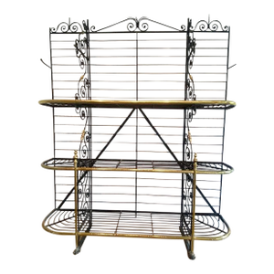 1900s Antique Paris France Bakers Rack