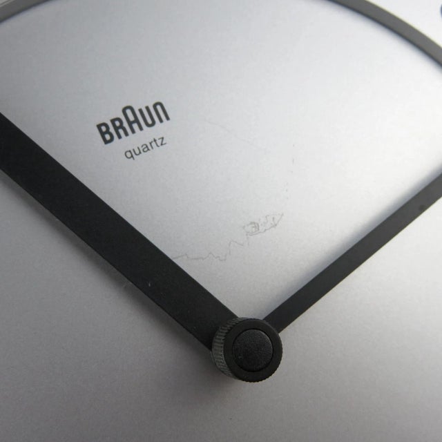 Modern Dietrich Lubs Design Wall Clock in Plastic from Braun For Sale - Image 3 of 8