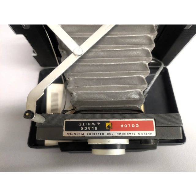 Black 1960s Polaroid Land Camera - #102 For Sale - Image 8 of 12