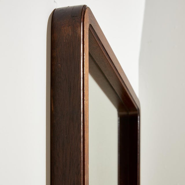 Oak Framed Mirror, 1970s For Sale - Image 5 of 15