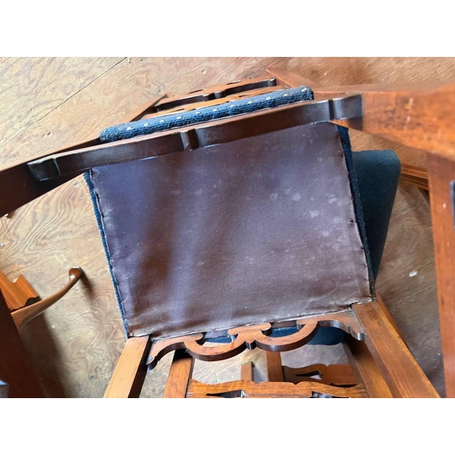 Early 20th Century Antique Renaissance Style Carved Walnut Dining Chairs, Set of 6 For Sale - Image 10 of 16