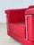 Metal Carat Club Chair in Red Leather from Züco For Sale - Image 7 of 13
