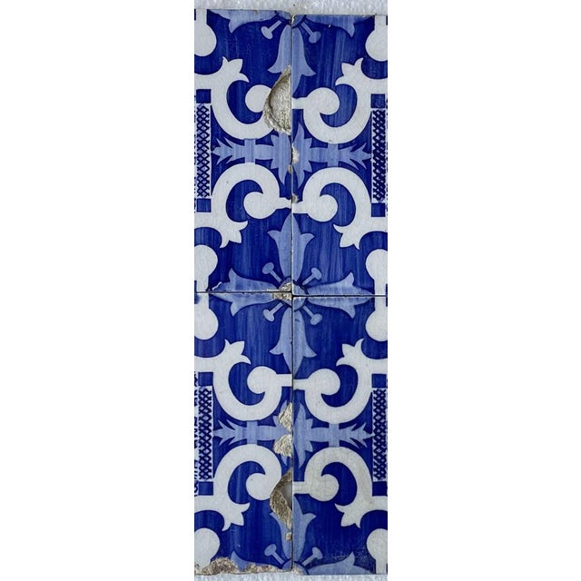 Ceramic Earthenware Tiles, 19th Century, Set of 4 For Sale - Image 7 of 8
