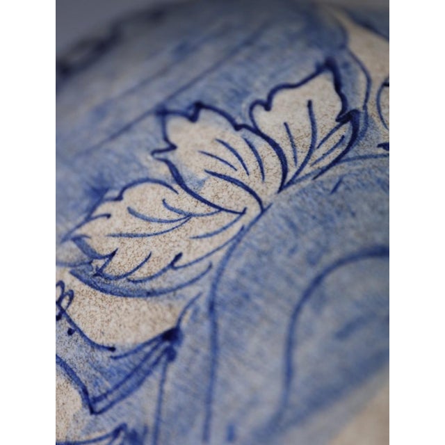Large Dutch Delft Blue and White Tobacco Jar Taback with Cover, 19th Century For Sale - Image 14 of 15