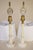 1930s Art Deco Streamline Alabaster Marble Brass Candlestick Table Lamps Italy - a Pair For Sale - Image 13 of 13